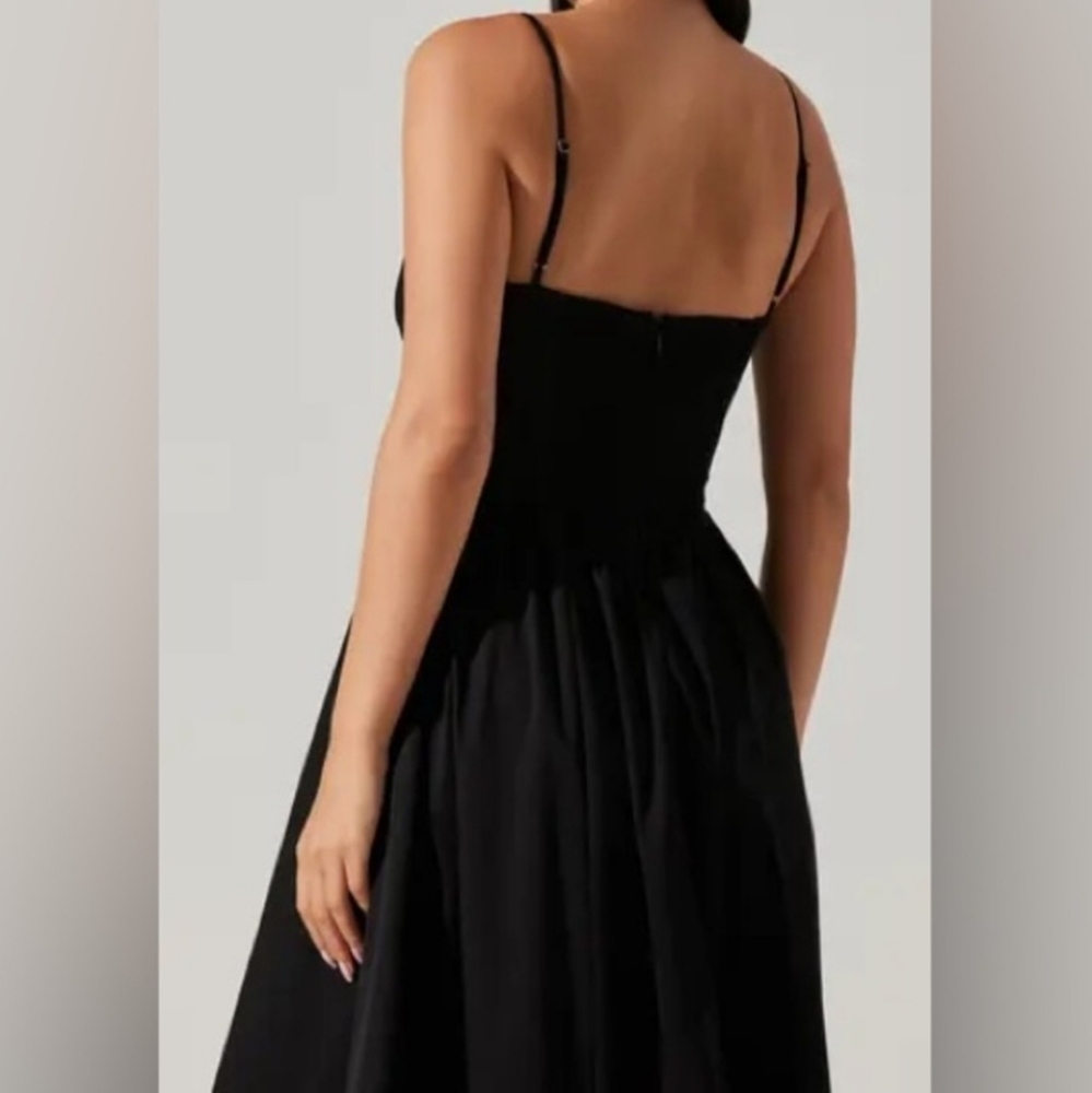 ASTR The Label Bellamy Bustier Midi Dress | Black | Size M | Worn Once - Picture 2 of 7